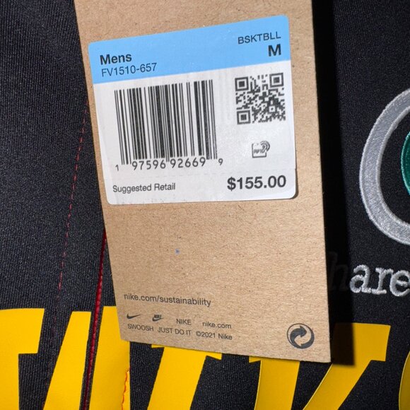 Nike NBA Atlanta Hawks Team Issue PE Therma Flex Showtime Red Hoodie Mens NEW - Picture 9 of 10